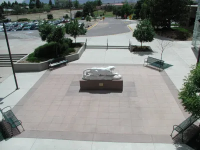 Photo of Mountain Lion Statue in plaza