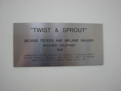 Twist and Sprout Plaque